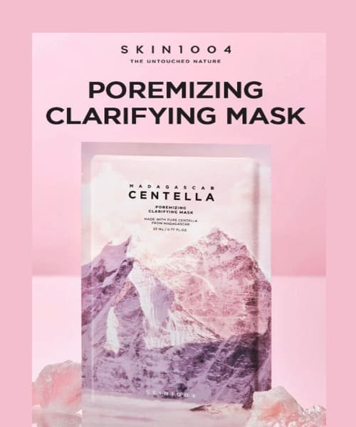 ماسك تنظيف وتضييق المسام من سكين 1004 | SKIN1004 Madagascar Centella Poremizing Clarifying Mask